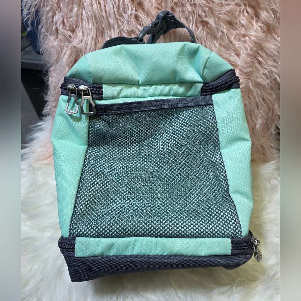 Adidas Mint Green and Gray Insulated Lunch Bag Cooler - Picture 2 of 5